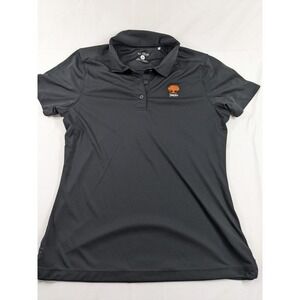 CLIQUE Women's Size‎ Small Short Sleeve Performance Polo Oak Tree Golf Black